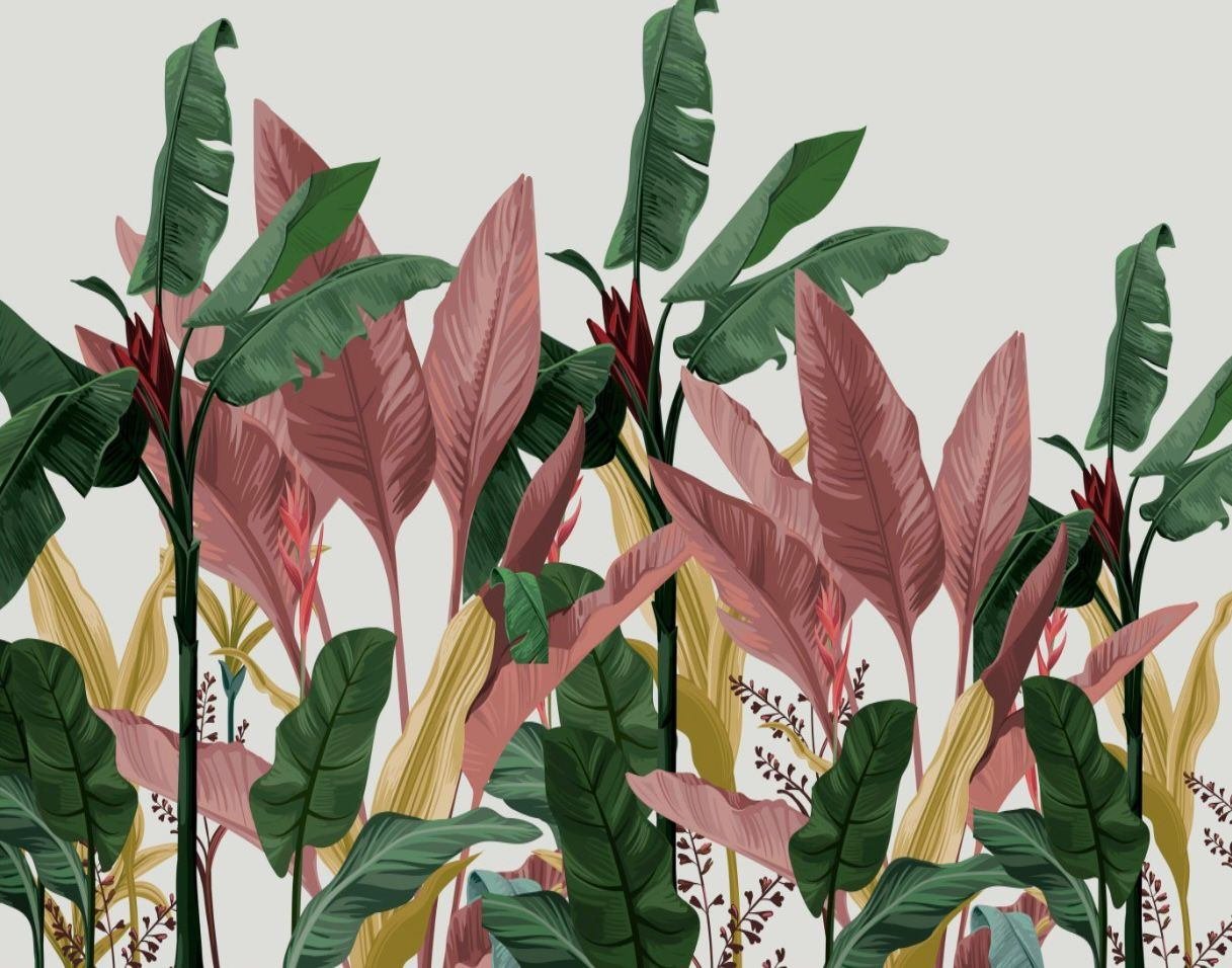 Tropical floral wallpaper for wall in Noida