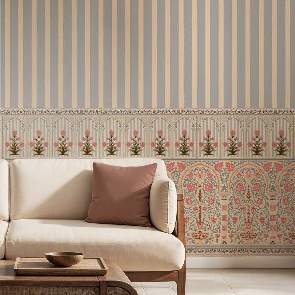 Striped premium wallpaper for wall shop in Noida