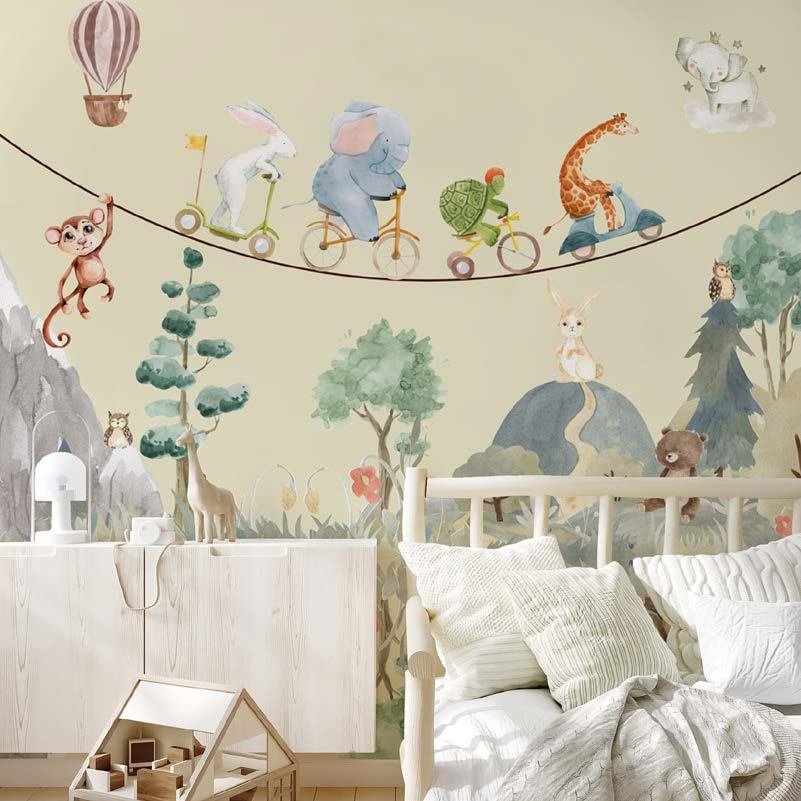 Animal kids wallpaper in Noida and Ghaziabad